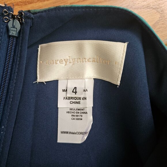 Anthropologie Corey Lynn Calter Short Sleeve A-Line Paeonia Dress, 4 - Picture 8 of 9